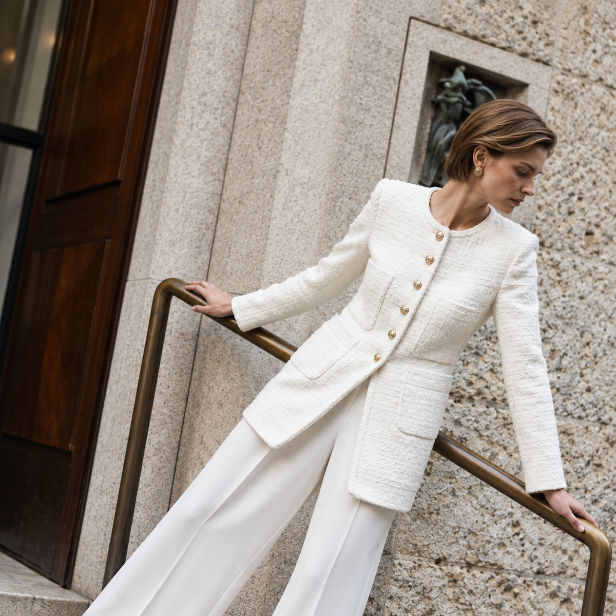 Ameline Bouclé Blazer