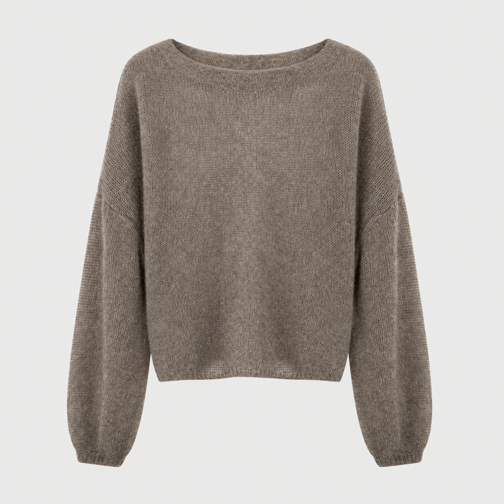Cashmere and Silk Sweater - Long Sleeves